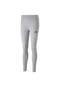 Puma - Damskie legginsy Essentials PUMA Light Gray Heather. Kolor: wielokolorowy, szary, czarny. Sport: fitness