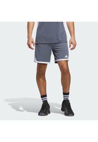 Adidas - Szorty 3G Speed Reversible Basketball AEROREADY. Kolor: szary, biały, wielokolorowy. Sport: koszykówka