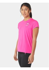 Asics Koszulka techniczna Fujitrail Logo Ss 2012C395 Różowy Ahletic Fit. Kolor: różowy. Materiał: syntetyk #3