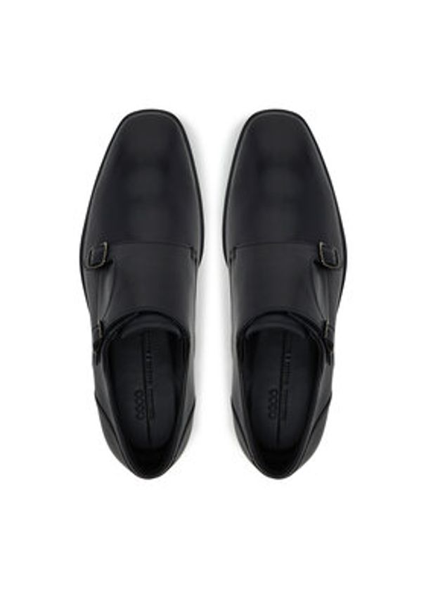 ecco - ECCO Sneakersy 52333401001 Czarny. Kolor: czarny. Materiał: skóra