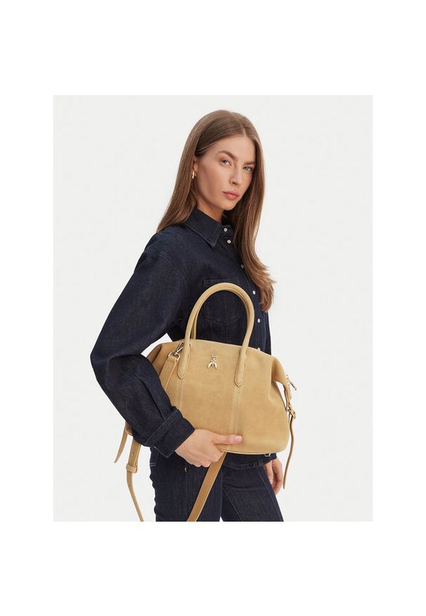 Torebka Patrizia Pepe. Kolor: beżowy