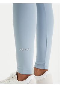 Guess Legginsy V6RB11 KD952 Niebieski Slim Fit. Kolor: niebieski. Materiał: syntetyk #4