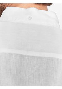 Eton Koszula 100004200 Biały Slim Fit. Kolor: biały. Materiał: len