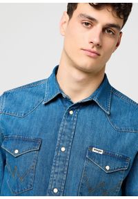 Wrangler - MESKA KOSZULA WRANGLER WESTERN SHIRT OLIVE BREEZE 112371572 #4