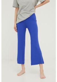 Calvin Klein Underwear piżama damska kolor fioletowy. Kolor: fioletowy. Wzór: nadruk #1