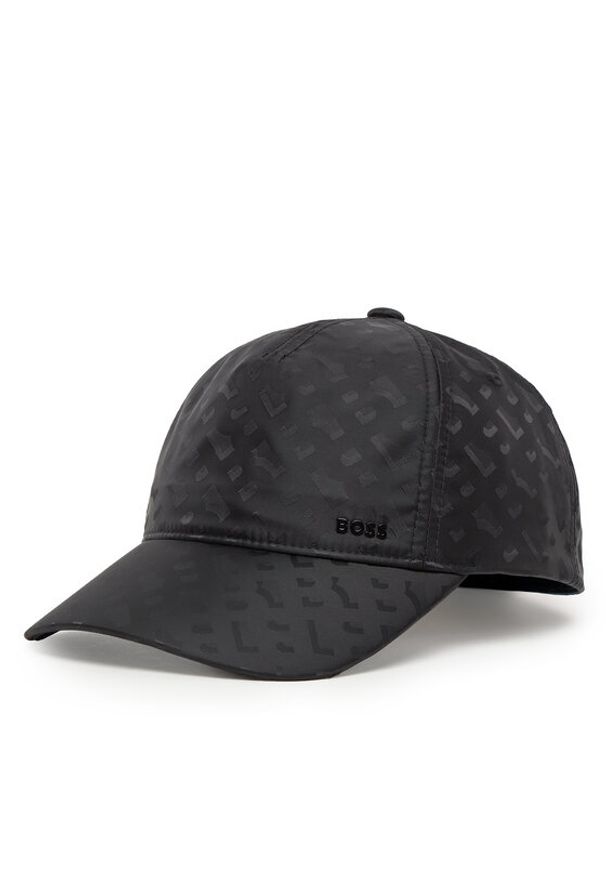 BOSS Czapka z daszkiem 50539420 Czarny. Kolor: czarny. Materiał: poliamid, materiał