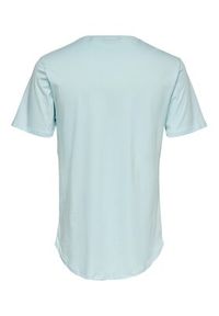 Only & Sons T-Shirt Matt 22002973 Błękitny Regular Fit. Kolor: niebieski. Materiał: bawełna #6
