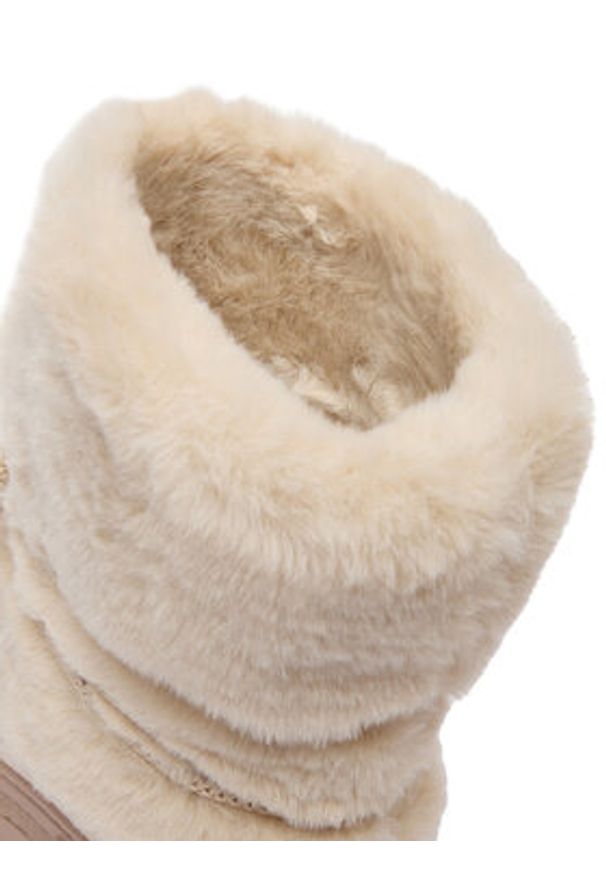 DeeZee Śniegowce HX24020-1 Beżowy. Kolor: beżowy. Materiał: materiał