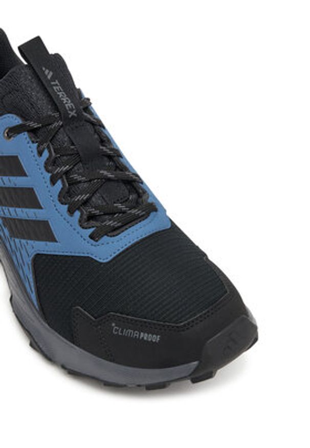 Adidas - adidas Trekkingi Terrex Tracefinder 2 CLIMAPROOF Trail JR7769 Niebieski. Kolor: niebieski. Materiał: materiał. Technologia: ClimaProof (Adidas). Model: Adidas Terrex. Sport: turystyka piesza