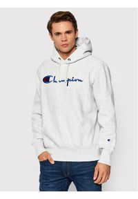 Champion Bluza Script Logo 216499 Szary Regular Fit. Kolor: szary. Materiał: bawełna