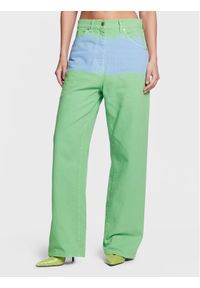 MSGM Jeansy 3441MDP55TD 237281 Zielony Boyfriend Fit. Kolor: zielony #1