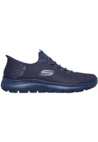 skechers - Adidasy Skechers Summits - High Range, Mężczyźni. Kolor: niebieski. Materiał: materiał. Sport: fitness
