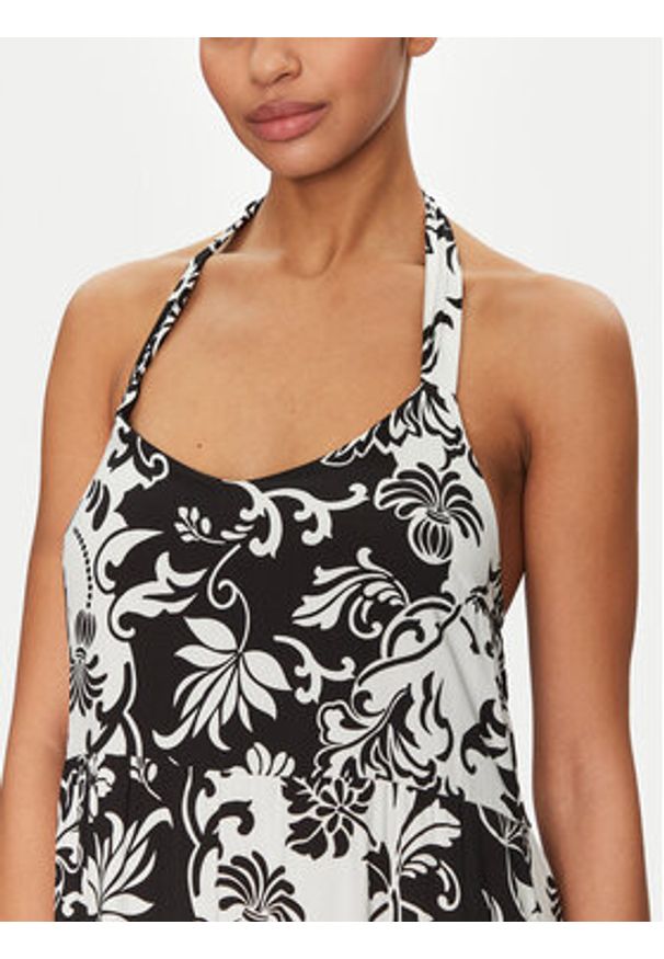 Gaudi Sukienka letnia 511BD15012 Czarny Regular Fit. Kolor: czarny. Materiał: wiskoza. Sezon: lato