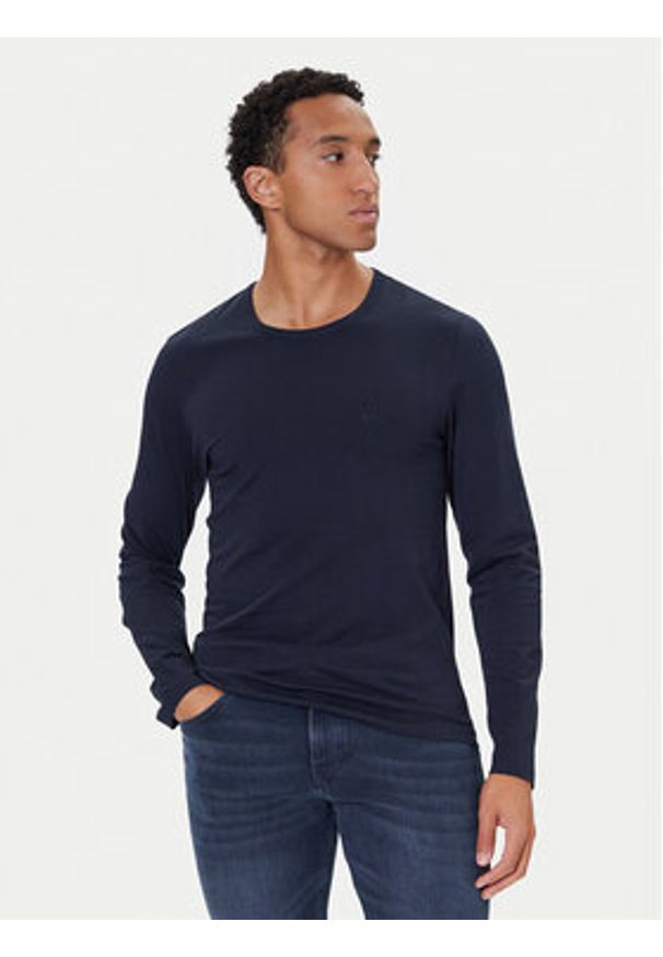 BOSS Komplet 3 longsleeve Classic 50492321 Kolorowy Regular Fit. Materiał: bawełna. Długość rękawa: długi rękaw. Wzór: kolorowy