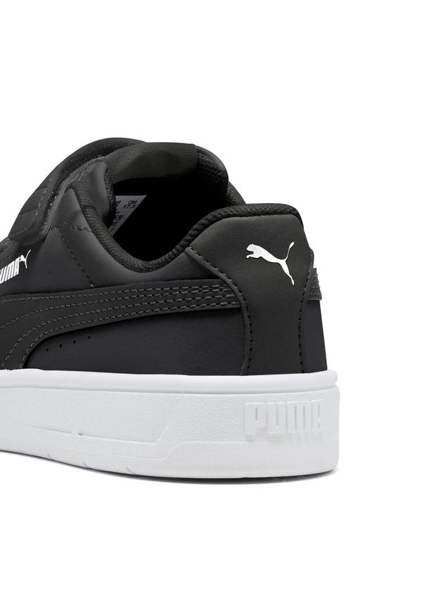 Puma - Dziecięce sneakersy Court Classic Clean PUMA Black. Kolor: czarny. Sport: turystyka piesza