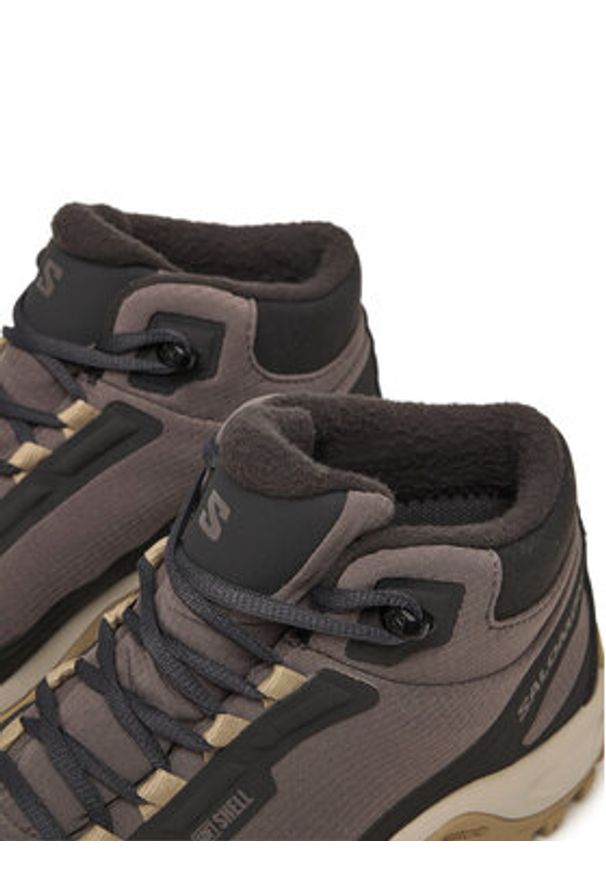 salomon - Salomon Trekkingi Shelter Waterproof L47855200 Brązowy. Kolor: brązowy. Materiał: materiał