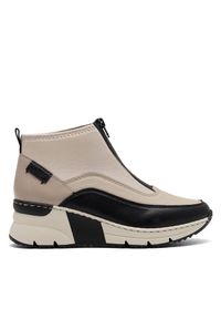 Sneakersy Rieker. Kolor: beżowy