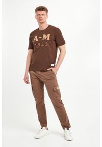 Aeronautica Militare - T-shirt męski z haftem AERONAUTICA MILITARE. Wzór: haft #5