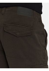 Volcano Spodnie materiałowe Hampter M07234-S23 Khaki Regular Fit. Kolor: brązowy. Materiał: materiał, bawełna #4