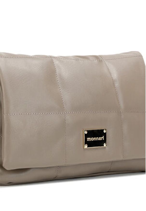 Monnari Torebka TORIMP0-24Z-BAG4030-K015D000 Beżowy. Kolor: beżowy. Materiał: skórzane