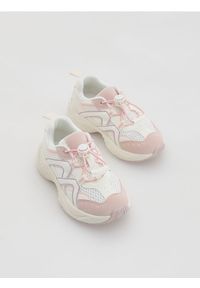 Reserved - Lekkie sneakersy - pastelowy róż. Kolor: różowy. Materiał: materiał #1