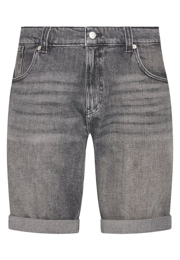 Tommy Jeans Szorty jeansowe Ronnie DM0DM20946 Szary Slim Fit. Kolor: szary. Materiał: bawełna