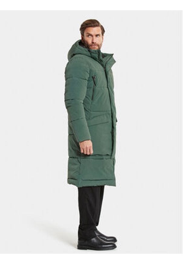 Didriksons Kurtka zimowa Ejnar 504413 Zielony Regular Fit. Kolor: zielony. Materiał: syntetyk. Sezon: zima