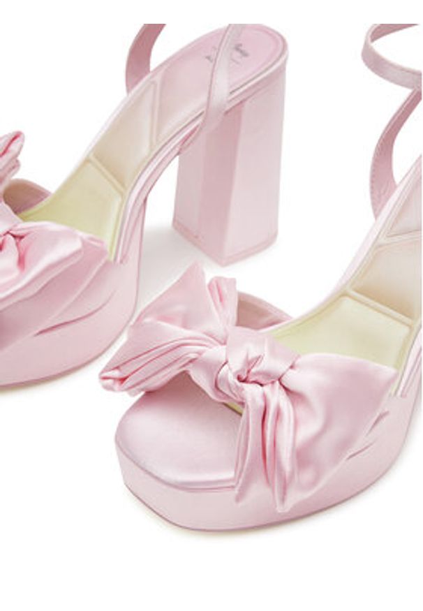 Aldo Sandały Stepsisterheel 14008286 Różowy. Kolor: różowy. Materiał: materiał