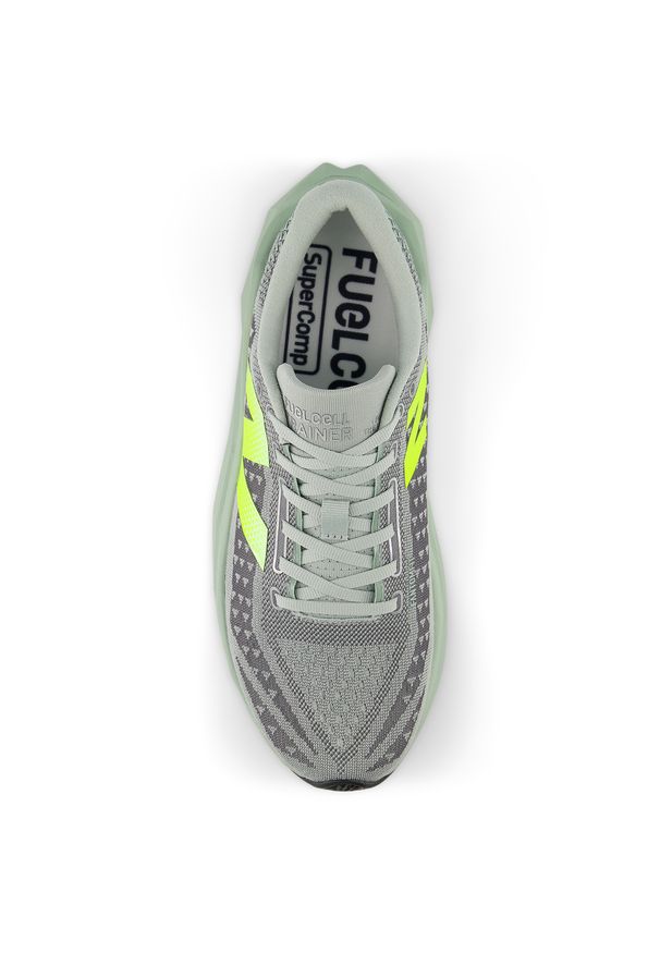Buty męskie New Balance FuelCell SuperComp Trainer v3 MRCX25R – szare. Kolor: szary. Materiał: materiał, włókno, guma. Szerokość cholewki: normalna. Sport: fitness, bieganie