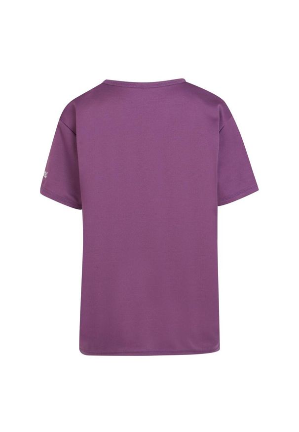 Regatta - T-shirt Dziecięca Z Fotografią Alvardo VIII. Kolor: fioletowy