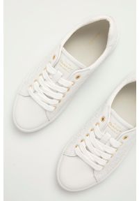 GANT - Gant Tenisówki skórzane damskie kolor biały. Nosek buta: okrągły. Zapięcie: sznurówki. Kolor: biały. Materiał: skóra #2