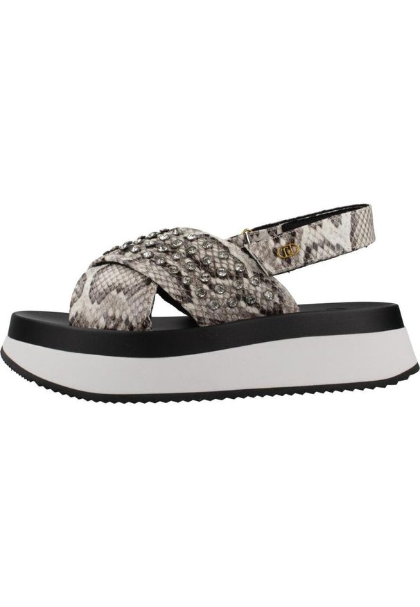 Liu Jo - Sandały LIU-JO SANDAL PRINTED P Nadruk zwierzęcy. Kolor: wielokolorowy. Materiał: syntetyk. Wzór: motyw zwierzęcy, nadruk. Sport: turystyka piesza