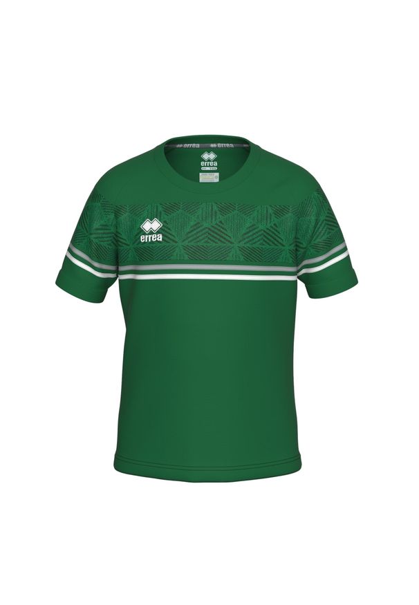 ERREA - Koszulka dla dzieci Errea diamantis. Kolor: szary, wielokolorowy, zielony. Długość rękawa: krótki rękaw. Długość: krótkie