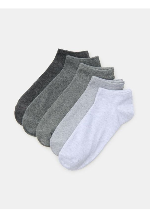 Sinsay - Prążkowane skarpetki 5 pack - wielobarwny. Materiał: prążkowany