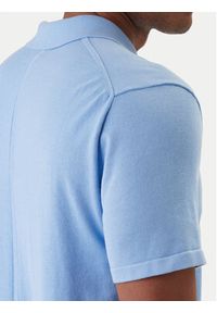 Calvin Klein Polo Supima LV04LC326G Niebieski Regular Fit. Typ kołnierza: polo. Kolor: niebieski. Materiał: bawełna #5