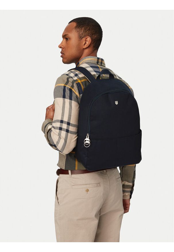 Barbour Plecak Cascade City UBA0735NY71 Granatowy. Kolor: niebieski. Materiał: materiał