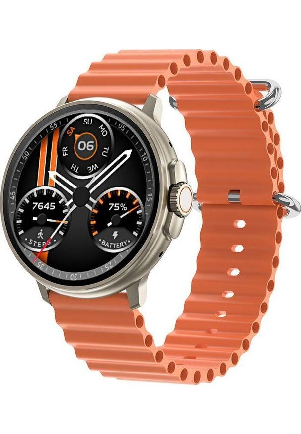 Smartwatch Rubicon Rncf15 Pomarańczowy (RNCF15). Rodzaj zegarka: smartwatch. Kolor: pomarańczowy