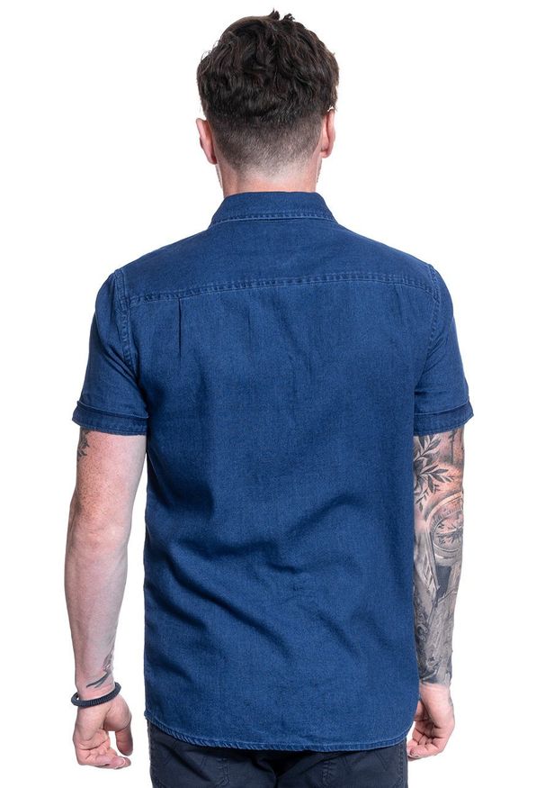 Mustang - MĘSKA KOSZULA JEANS MUSTANG CHRIS SOFT TWILL 1009867 5335. Materiał: jeans
