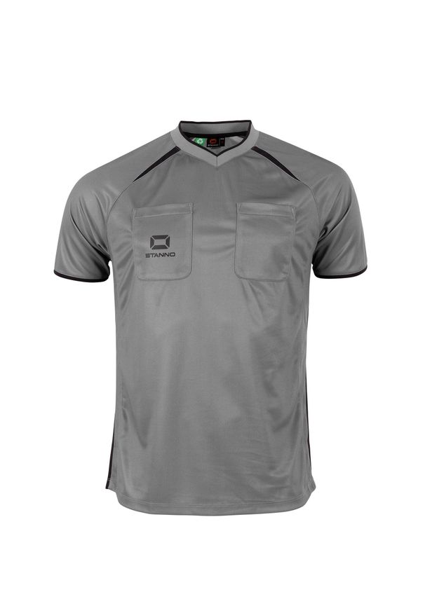 STANNO - Koszulka sędziowska Stanno Bergamo II. Kolor: szary. Sport: piłka nożna