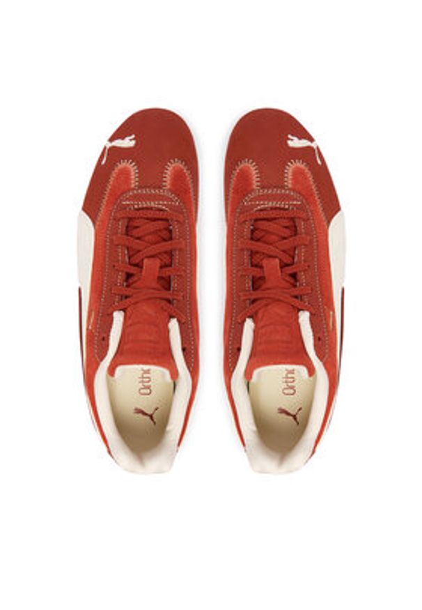 Puma Sneakersy Wine Club W 402562 07 Brązowy. Kolor: brązowy. Materiał: skóra, zamsz