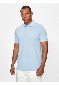 JOOP! Polo 02Primus 30041093 Błękitny Modern Fit. Typ kołnierza: polo. Kolor: niebieski. Materiał: bawełna