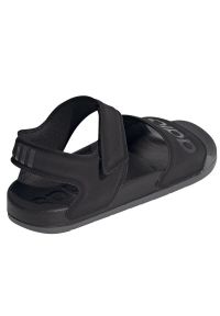 Adidas - Sandały adidas Adilette W FY8649 czarne. Zapięcie: rzepy. Kolor: czarny. Materiał: materiał, syntetyk #4