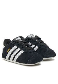 Adidas - adidas Sneakersy Gazelle Crib JI2046 Czarny. Kolor: czarny. Materiał: zamsz, skóra. Model: Adidas Gazelle #4