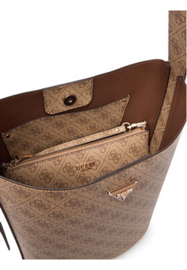 Guess Torebka HWSG69 74040 Brązowy. Kolor: brązowy. Materiał: skórzane