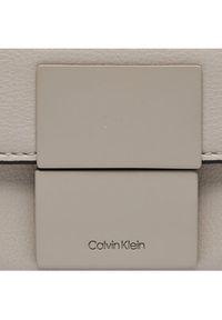 Calvin Klein Saszetka Iconic Plaque Camera Bag Xs K50K511650 Szary. Kolor: szary. Materiał: skóra #3