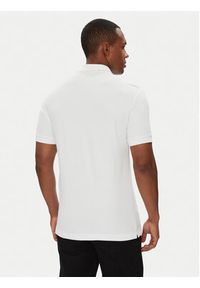 EA7 Emporio Armani Polo 7M000300 AF13739 U0002 Biały Slim Fit. Typ kołnierza: polo. Kolor: biały. Materiał: wiskoza