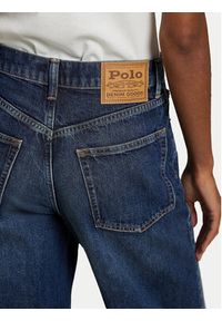 Polo Ralph Lauren Jeansy 211969378001 Granatowy Wide Leg. Kolor: niebieski