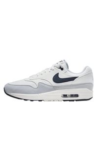 Nike - Buty do chodzenia dla dorosłych Air Max 1 Platinum Tint Dark Obsidian. Kolor: niebieski, szary, wielokolorowy. Materiał: tkanina. Model: Nike Air Max. Sport: turystyka piesza #1