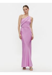 Rinascimento Sukienka wieczorowa CFC0117429003 Fioletowy Regular Fit. Kolor: fioletowy. Materiał: syntetyk. Styl: wizytowy #1