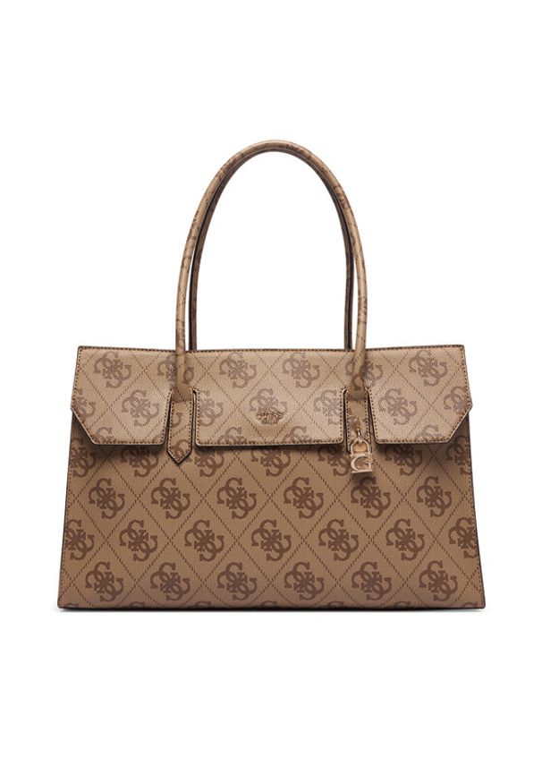 Guess Torebka Kiera TWOB97 32024 Brązowy jasny. Kolor: brązowy. Materiał: skórzane